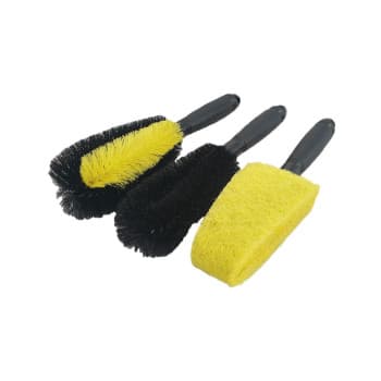 Jeu de 3 brosses à roues