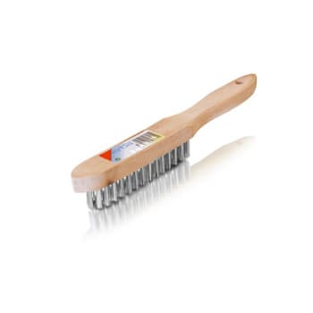 Brosse métallique 4 rangs