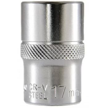 Rooks Douille 1/2", 6 pans, 17 mm