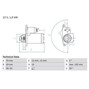 Démarreur 0 986 025 690 Bosch