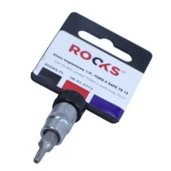Douille à embout Rooks 1/4", Torx TS15
