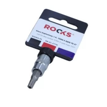 Douille à embout Rooks 1/4", Torx TS27