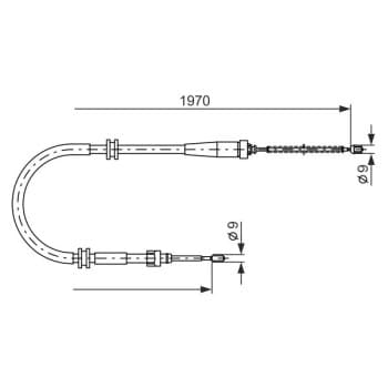 Câble de traction, frein de stationnement