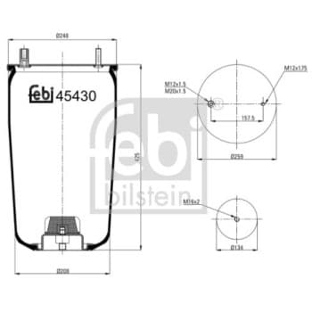 Soufflet à ressort, suspension pneumatique