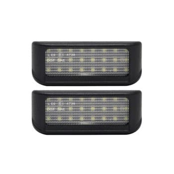 Jeu d'éclairage de plaque d'immatriculation LED adapté aux différents modèles Citroën/Peugeot DL CIN01 AutoStyle