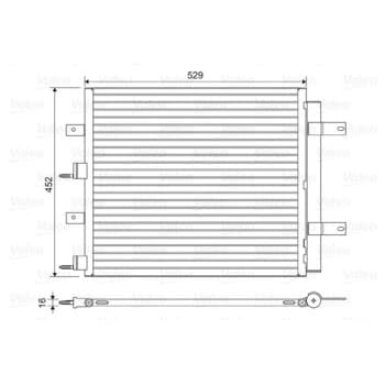 Condenseur, climatisation 814196 Valeo