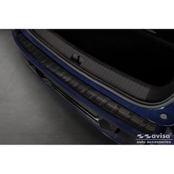 Protection de pare-chocs arrière d'origine en Carbone 3D sur mesure pour Renault Megane E-Tech 2021- 'Ribs'