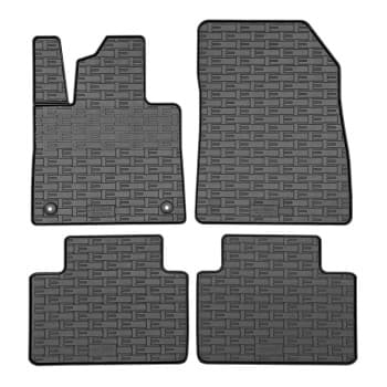 Tapis en caoutchouc sur mesure pour Volvo EX30 2023- (4 pièces + système de montage)