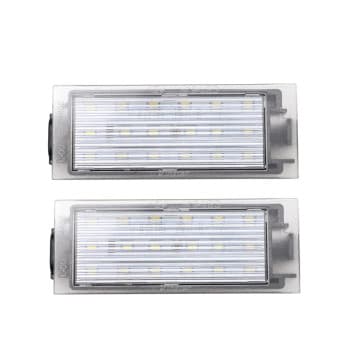 Set feux de plaque d'immatriculation LED sur mesure pour Smart ForTwo (453) 2014- DL SMN01 AutoStyle