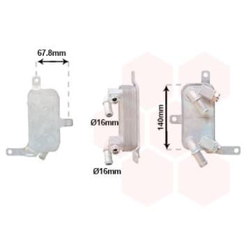 Refroidisseur d'huile, transmission automatique 37013734 International Radiators