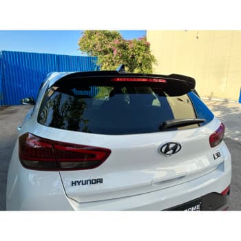 Becquet de toit (Spoiler Cap) sur mesure pour Hyundai i30 III & N-Line 2017 - (ABS Noir brillant)