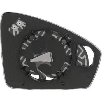 Verre miroir, rétroviseur extérieur 2256127 Diederichs