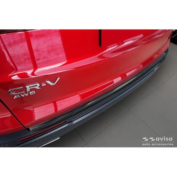Protection de pare-chocs arrière en acier inoxydable noir sur mesure pour Honda CR-V VI 2023-
