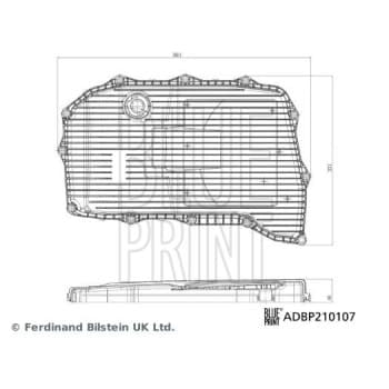 Filtre hydraulique, transmission automatique Blue Print Solution ADBP210107