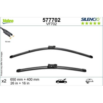Lame d'essuie-glace 577702 Valeo