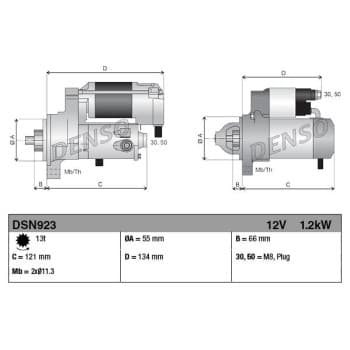 Démarreur / Démarreur DSN923 Denso