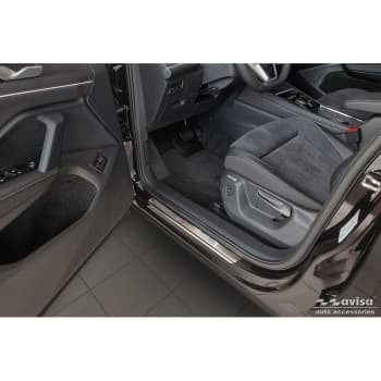 Seuils de porte en acier inoxydable sur mesure pour Volkswagen Tiguan III (CT1) 2024 - 'Lines' - 4 pièces