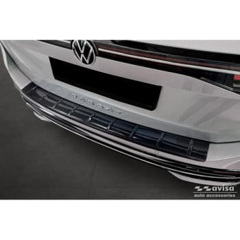 Protection de pare-chocs arrière d'origine en carbone 3D pour Volkswagen Passat (CJ5) incl.