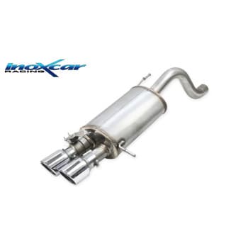 Pot d'échappement sport 100% inox sur mesure pour Hyundai i20 N 1.6 Turbo (204cv) 2020- 2x90mm X-Race