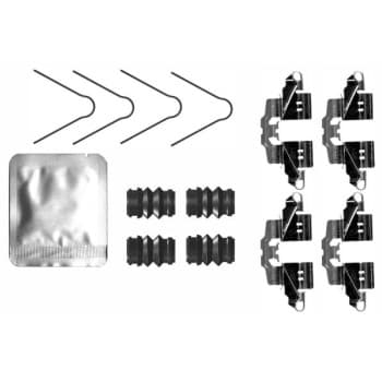 Jeu d'accessoires, plaquette de frein à disque