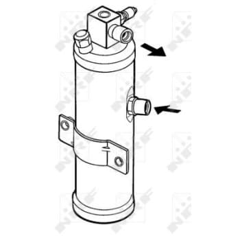 Filtre déshydratant, climatisation 33029 NRF