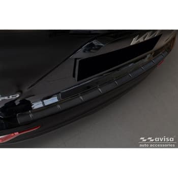 Protection de pare-chocs arrière en acier inoxydable noir mat pour Kia Niro II Hybrid & Niro II EV (SG2) 2022