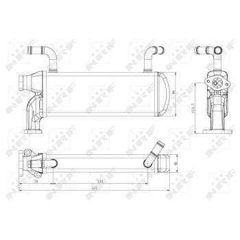 Radiateur, réaspiration des gaz d'échappement