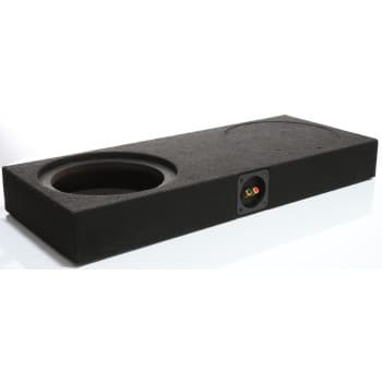 SYSTÈME AUDIO Boîtier vide. Boîtier fermé de 2x 7 litres pour 2x basses de 25 cm