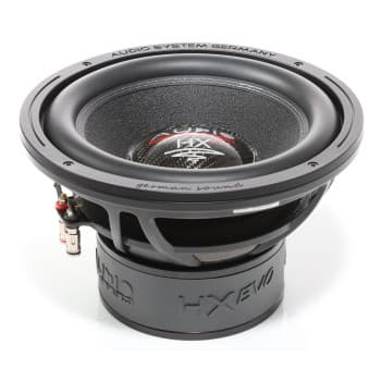 Série HX 250 mm haut de gamme - Caisson de basses 2x2 Ohm 2x250/200 watts