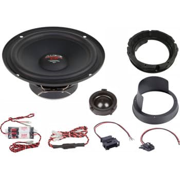 Kit composite 2 voies XFIT Volkswagen Golf 4 prêt à l'emploi 165 mm
