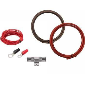 SYSTÈME AUDIO Jeu de câbles HAUTE QUALITÉ 10mm²OFC (batterie dans le coffre)