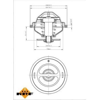 Thermostat, liquide de refroidissement