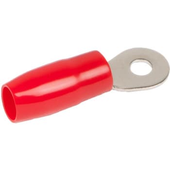 SYSTÈME AUDIO Cosse de câble à anneau 8 mm : 10 mm², rouge
