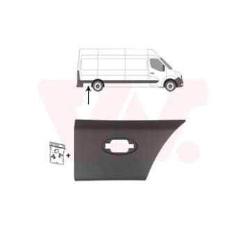 Panneau décoratif / de protection, paroi latérale