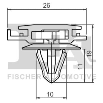 Clip, bande décorative/protectrice