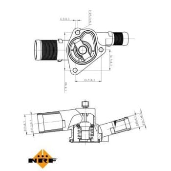 Thermostat, liqiuide de refroidissement EASY FIT