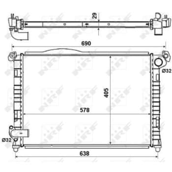 Radiateur, refroidissement du moteur EASY FIT