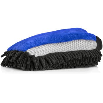 Gant de lavage en microfibre Nuke Guys 3 Way Wonder bleu