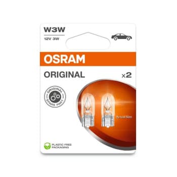 Osram Original 12V W3W - 2 pièces