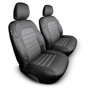 Ensemble de housses de siège en tissu au design original 1+1 sur mesure pour Ford Transit Custom 2023-