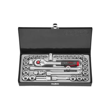 Jeu de douilles Force 3/8" 6 pans 35 pièces