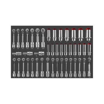 Jeu de douilles et embouts Force 1/2" (EVA) 68 pièces