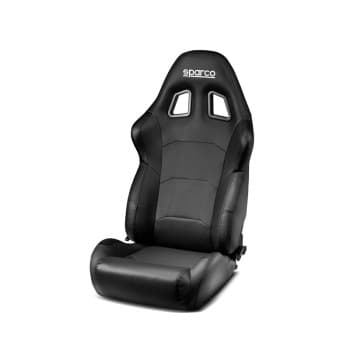 Siège sport Sparco R500 Torino - Similicuir noir - Réglable