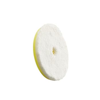 Kenotek DA Tampon de Polissage en Microfibre Jaune - Coupe Moyenne 5 Pouce 125 mm - 1 Pièce