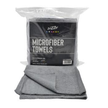 Chiffon microfibre ZviZZer Noir - 40x40cm - 10 pièces