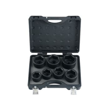 Jeu de douilles à chocs Force 1" 6 pans 7 pièces