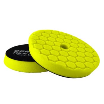 Tapis de découpe robuste Chemical Guys Hex-Logic Quantum jaune (5,5 pouces)