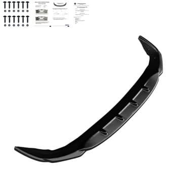 Becquet avant unidirectionnel pour BMW Série 2 F44 Gran Coupé M-Pack/M235i 2019- - Noir brillant
