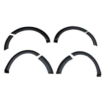 Jeu d'extensions d'ailes (garnitures) à usage unique pour Dacia Lodgy 1re génération 2012-2020 - Noir mat