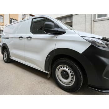 Ensemble d'élargisseurs d'ailes à usage unique pour Ford Transit Custom MK2 2023- - Noir mat